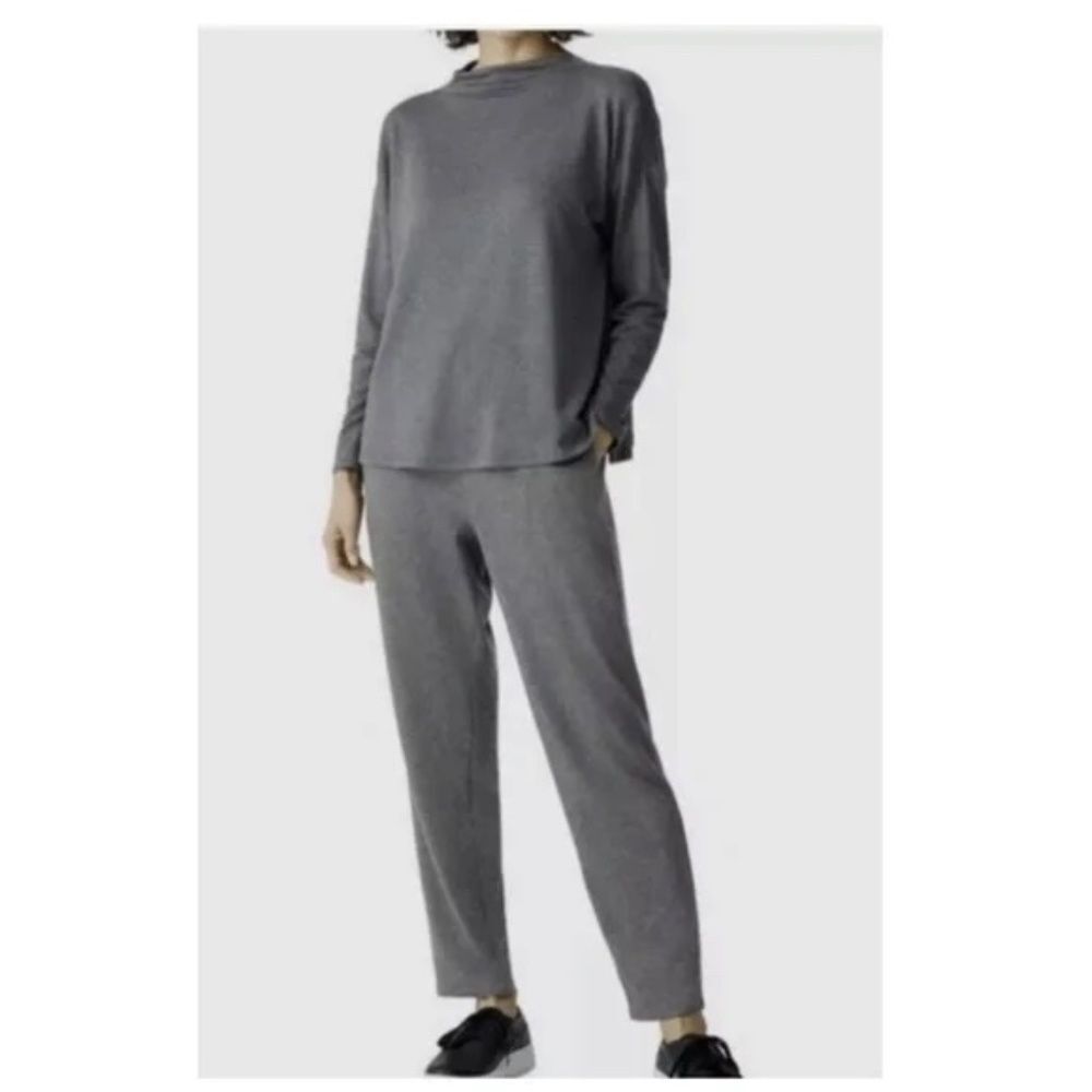 EILEEN FISHER Tercel Ash Tapered Ankle Pant Size XL